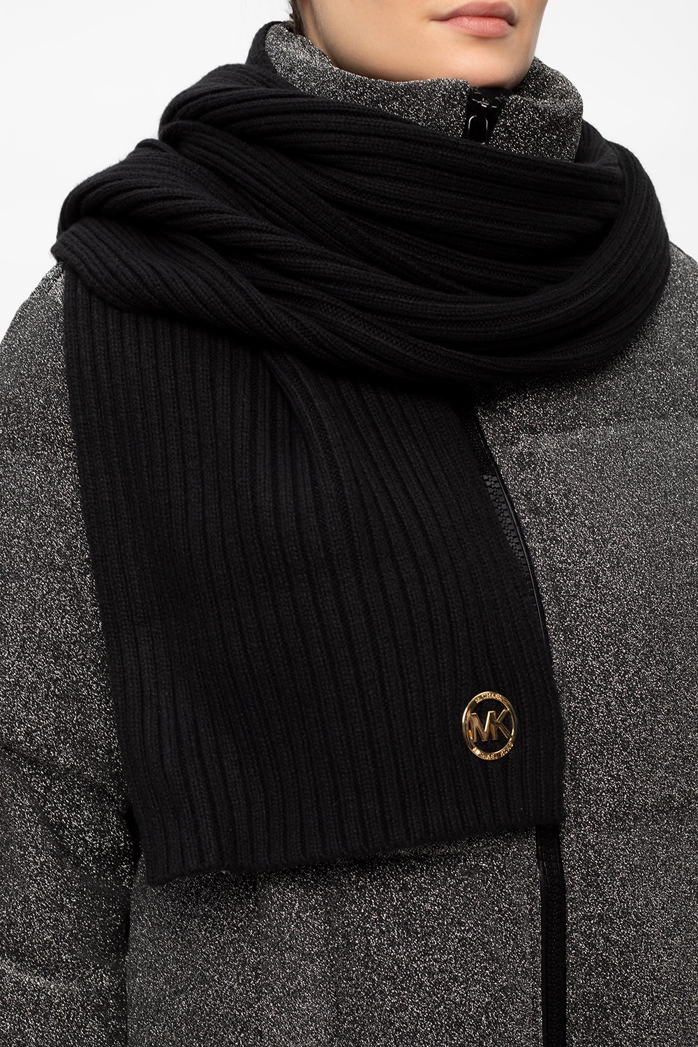 Michael kors black sale scarf